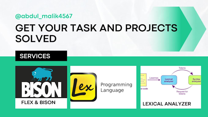 Do compiler design and lexer, parser, lex, yacc, flex, bison by Abdul ...