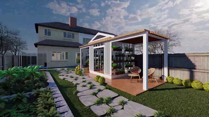 design landscapes like gardens patios back and front yards