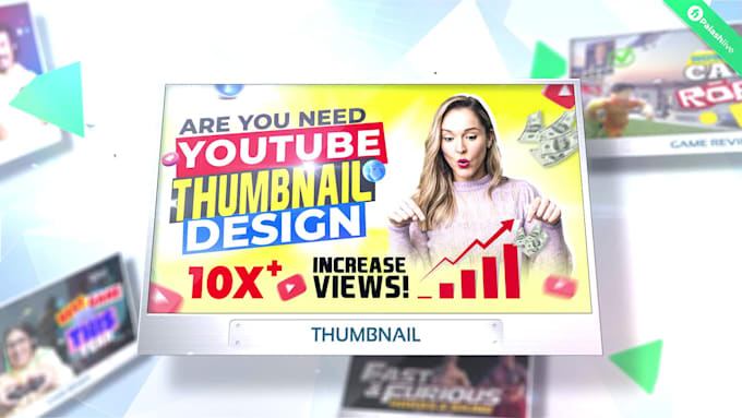 attractive youtube thumbnail design service