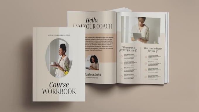 design an aesthetic and modern PDF ebook, workbook, and lead magnet