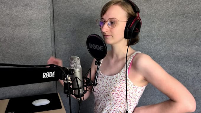 voice young cartoonish characters for you