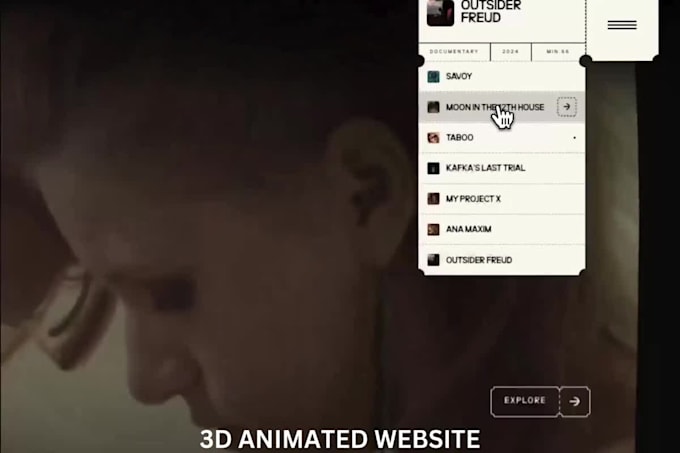 3d animated website 3d animated webflow website threejs scrolling animation gsap