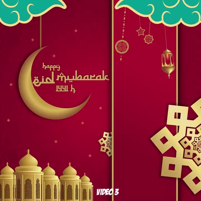 Create Ramadhan Eid Mubarak Greetings Video By Guschoimojo9 Fiverr