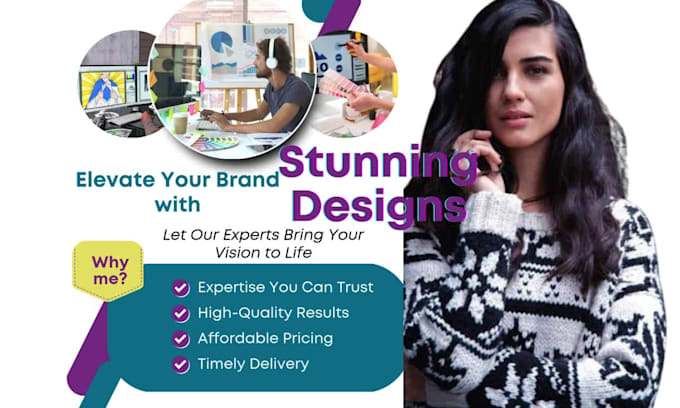 create scroll stopping youtube thumbnails design