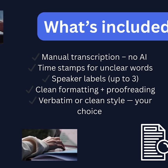 accurately transcribe video and audio files