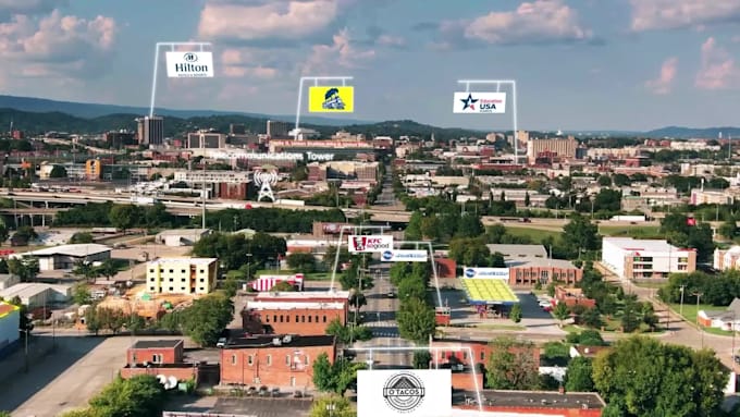 do a detailed real estate drone video editing with motion graphics