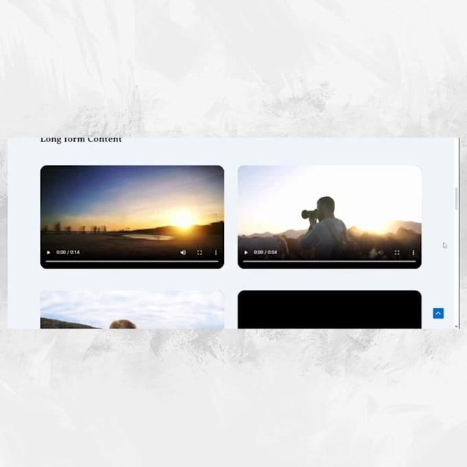 make professional video editor portfolio websites, custom designs