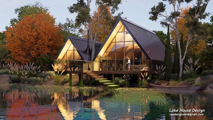 make architecture 3d visualizing video in d5 or lumion 24