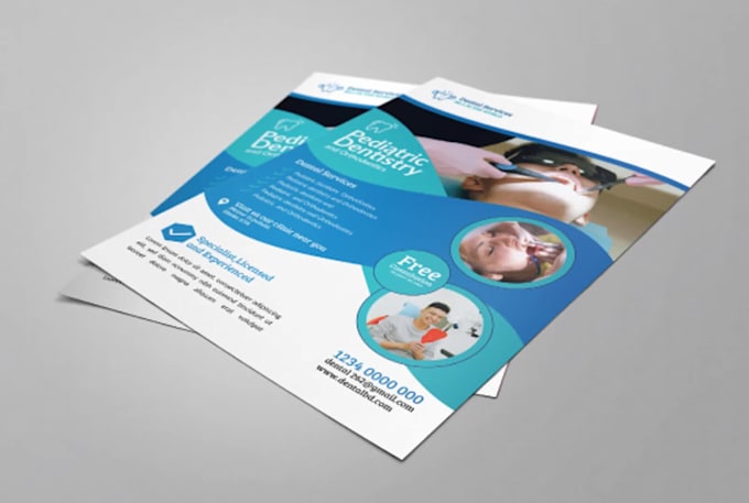 design professional unique flyer and brochure design