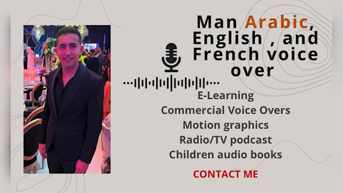 record a professional arabic man voice over