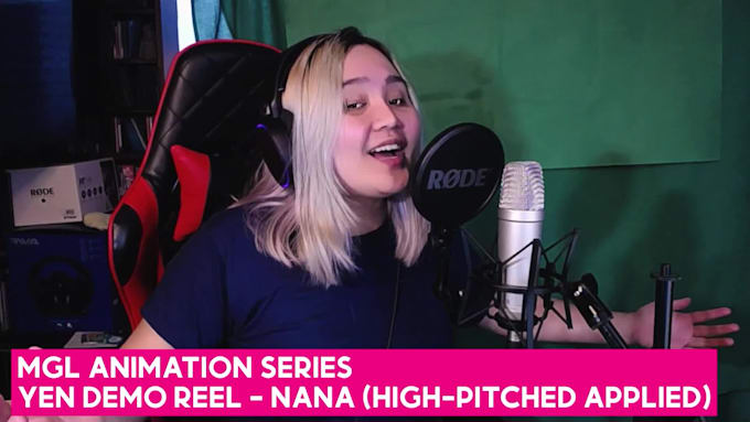 record voice acting for your video game or cartoon