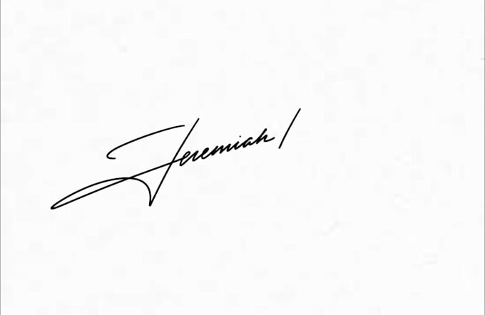 animate your handwritten signature or text