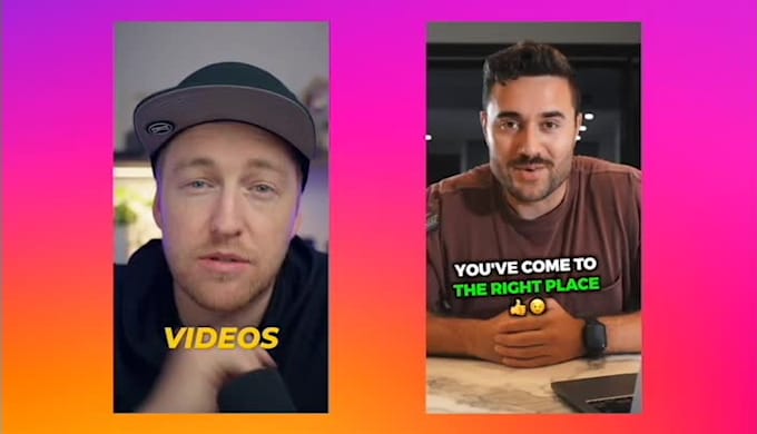 edit and add subtitles to your instagram reels