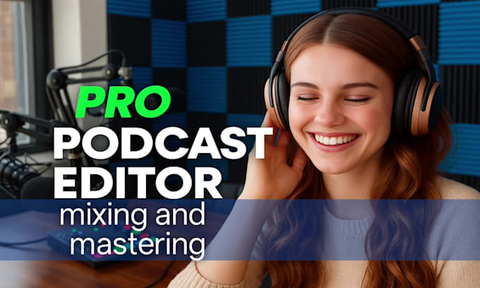 be your podcast video editor for podcast editing