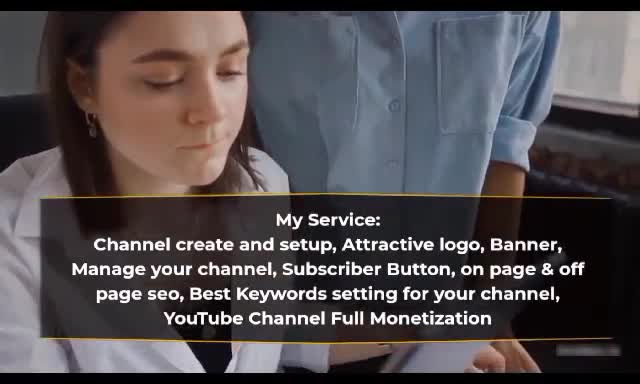 do organic youtube channel create and setup with fully monetization