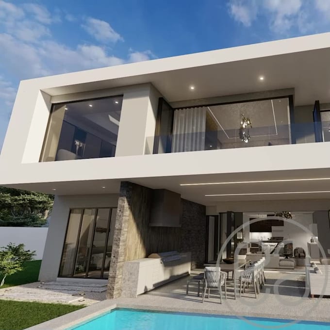 design a modern residential home