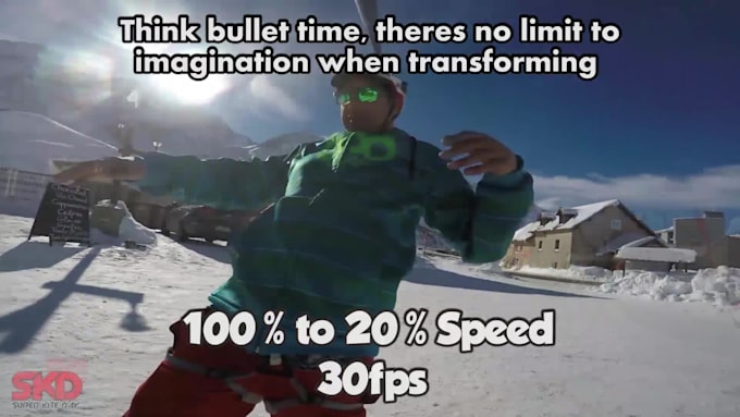 edit high quality gopro twixtor sequences for you