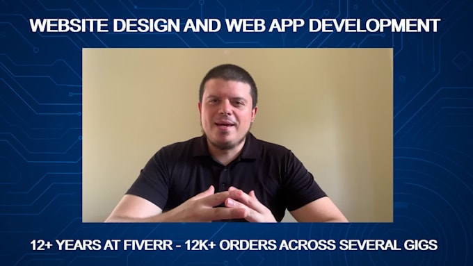 design your website or landing page