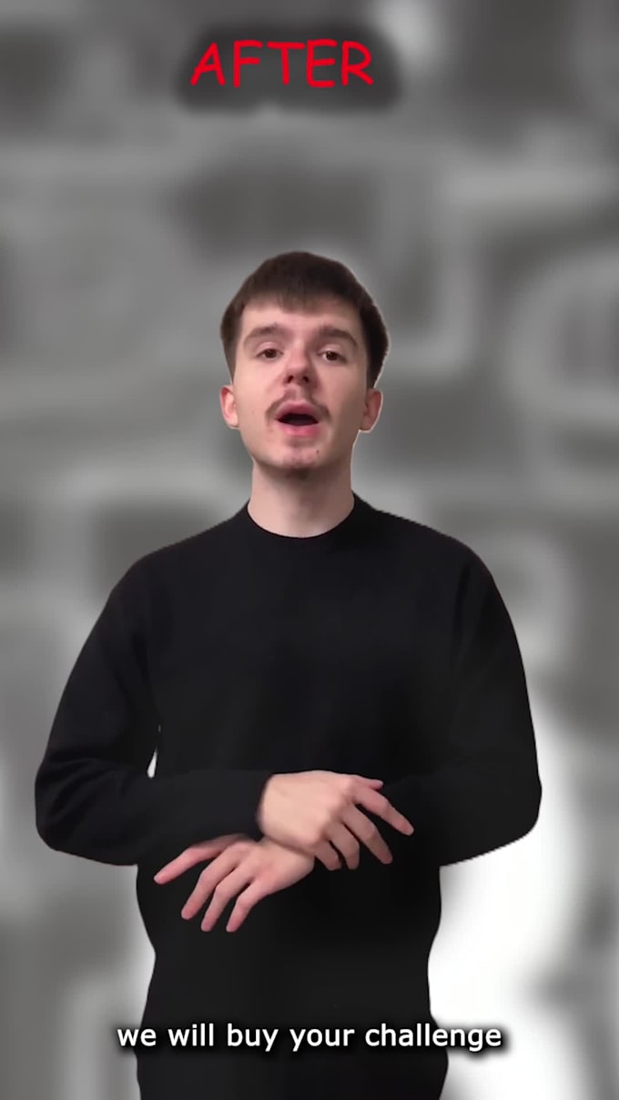 remove the video background screen and improve the audio