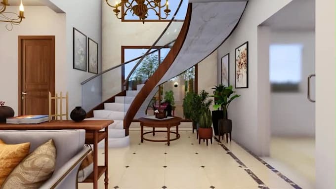 do  home design,exterior and interior design realistic render
