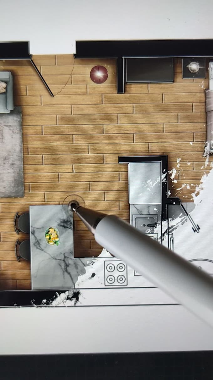draw architectural floor plan and 2d rendering