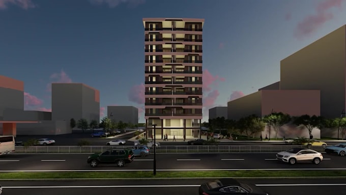 Create photorealistic architectural 3d rendering by Eymarchitecture ...