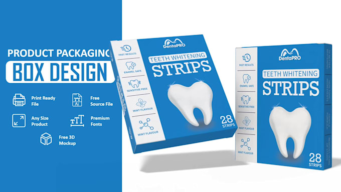 do product packaging design, product box design, mailer box design