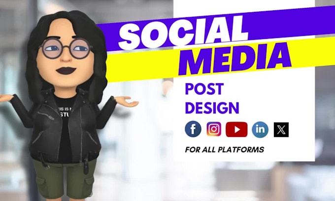 design your social media posts, social media banners and carousels