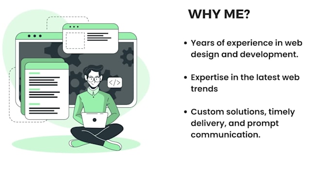 develop website for your business with html css react