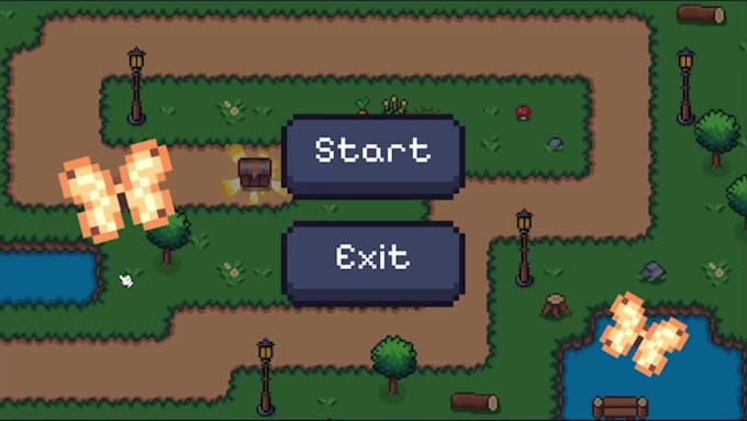 make a full unity pixel art 2d game from idea to final build