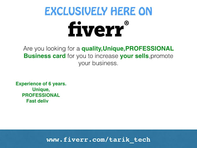 make stylish and professional business card