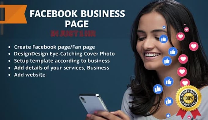 Create your fb business page,design and develop in just 1 hr by ...