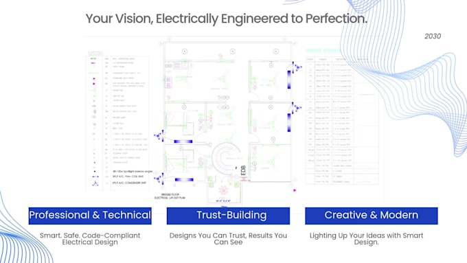 do electrical design, mep plan for your project