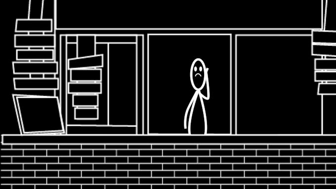 create an animation of stick figure explainer video