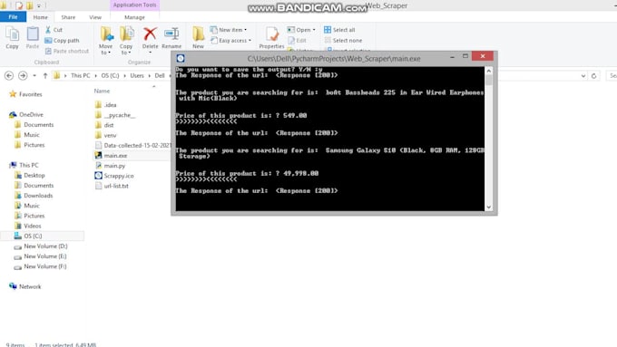 develop a web scraping tool and apis
