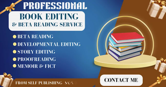 do developmental edit,format beta read fantasy, proofread, story editing, memoir