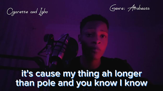 Sing and or write to your hip hop rnb trap or afrobeats song by ...