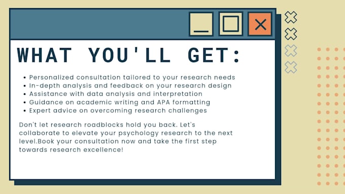 offer expert psychology research consultation