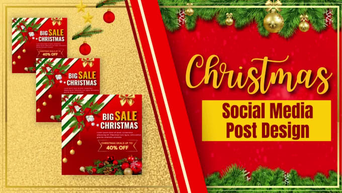 design christmas posters or flyers