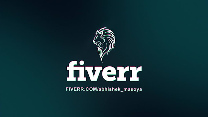 create awesome neon logo intro