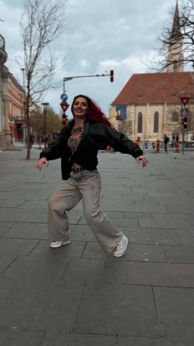 create fire catch female tiktok dance video for your song