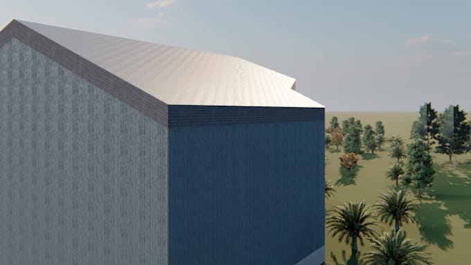 do 3d model and rendering fore your logistics warehouse