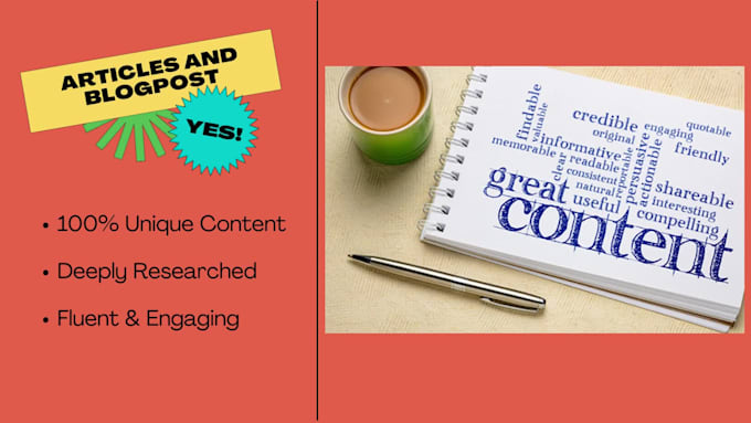 write original and impressive SEO blogs and articles