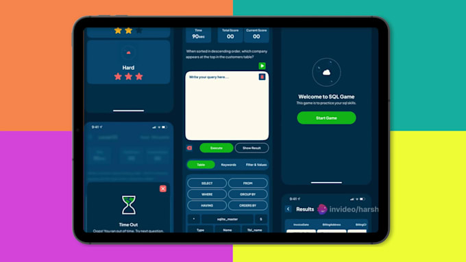 do UI UX design for figma websites, figma landing pages, website mockup design