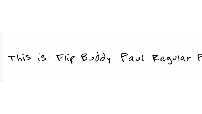 turn your handwriting into font
