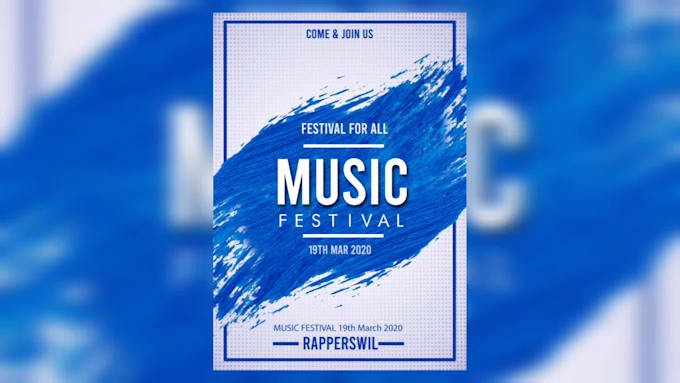 design custom posters for parties, events, and business promotions