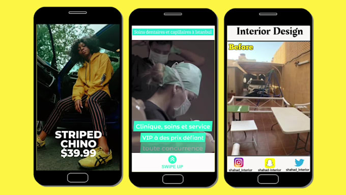 create engaging snapchat tik tok or facebook video ads and ai video