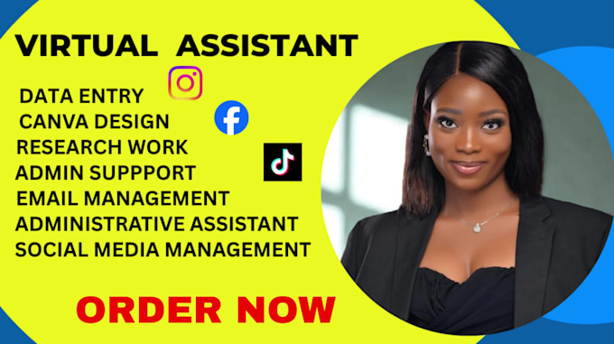 personal virtual assistant social media manager executive virtual assistant