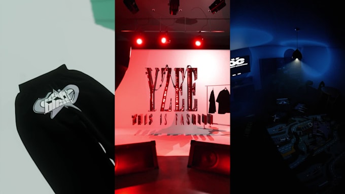 create a 3d animation for your streetwear clothing brand