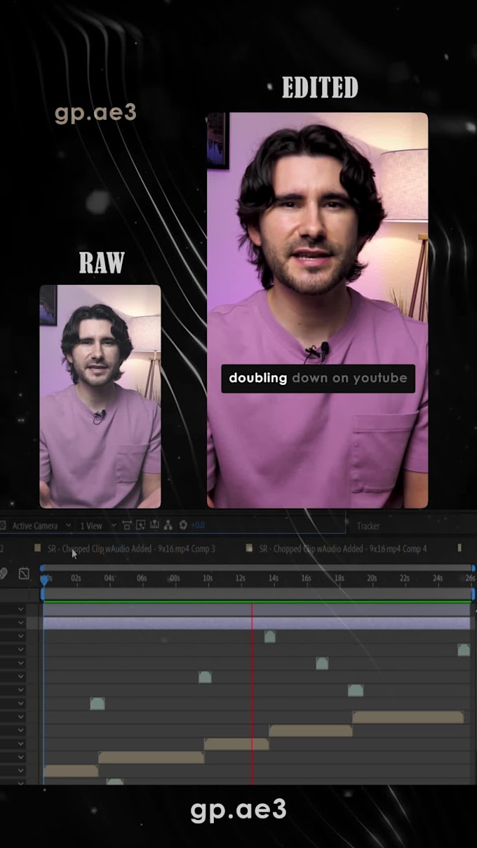 edit short form content for youtube shorts instagram reels